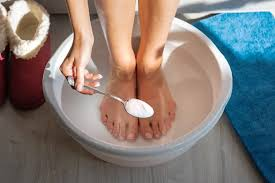 Bain de pieds à l'argile