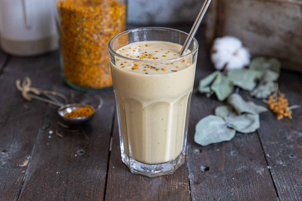 Le smoothie vitalité au pollen et miel