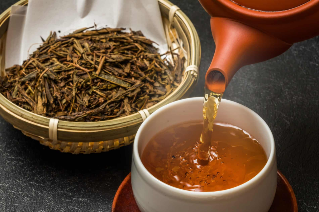 thé vert Hojicha du japon