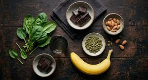 Magnésium dans le cacao, le chocolat noir, la banane...