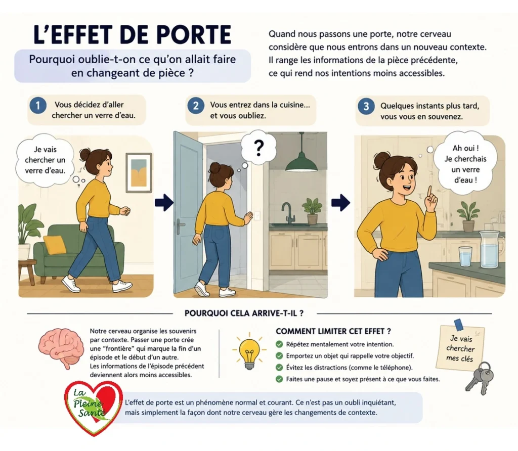 L'effet porte : pourquoi on oublie ce qu'on venait faire en entrant dans une pièce